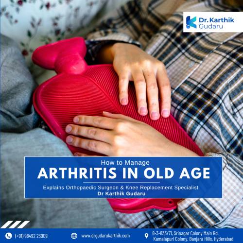 Dr Karthik Gudaru, a leading orthopaedic doctor and surgeon for arthritis treatment in Hyderabad, Telangana.