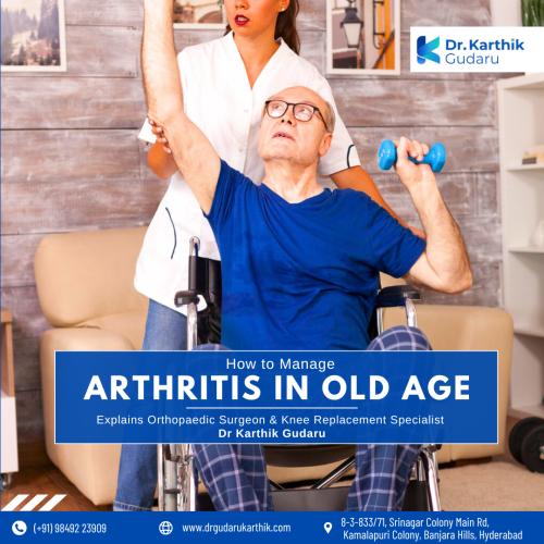 Dr Karthik Gudaru, a leading orthopaedic doctor and surgeon for arthritis treatment in Hyderabad, Telangana.