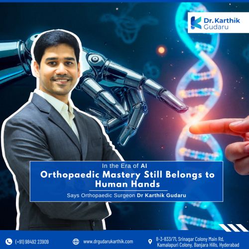 Dr Karthik Gudaru best Orthopedic Robotic Surgeon in Hyderabad Telangana