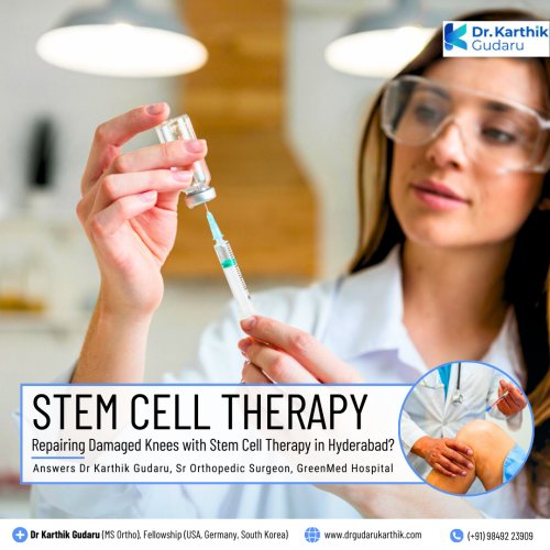 Dr Karthik Gudaru orthopedic surgeon for stem cell therapy in Hyderabad Telangana