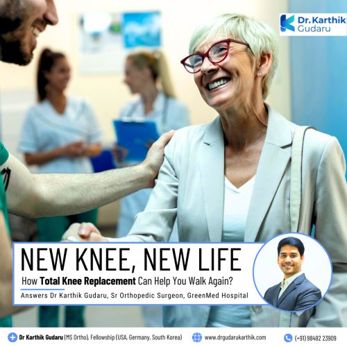 Dr Karthik Gudaru top total knee replacement orthopedic surgeon Hyderabad
