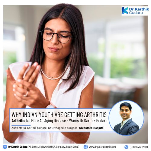 Dr Karthik Gudaru a highly successful orthopedic surgeon for knee joint and arthritis in Hyderabad