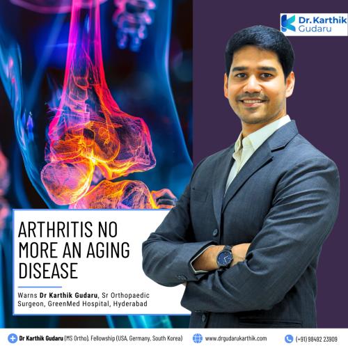 Dr Karthik Gudaru a highly successful orthopedic surgeon for knee joint and arthritis in Hyderabad