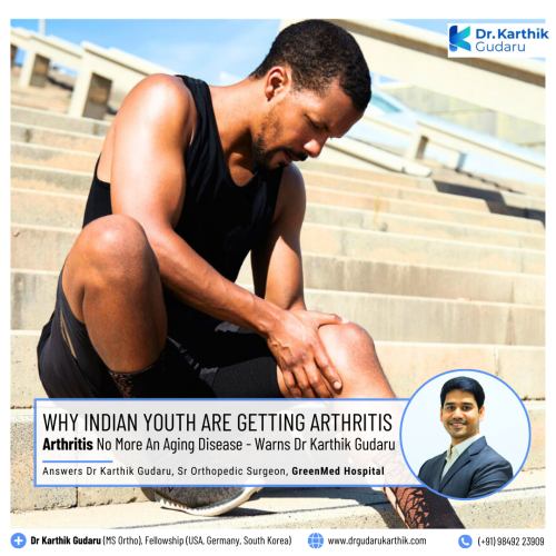 Dr Karthik Gudaru a highly successful orthopedic surgeon for knee joint and arthritis in Hyderabad