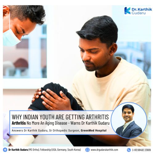 Dr Karthik Gudaru a highly successful orthopedic surgeon for knee joint and arthritis in Hyderabad