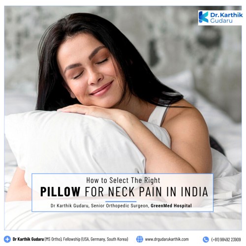 How to Select the Best Pillow answers Dr Karthik Gudaru orthopedic doctor Hyderabad