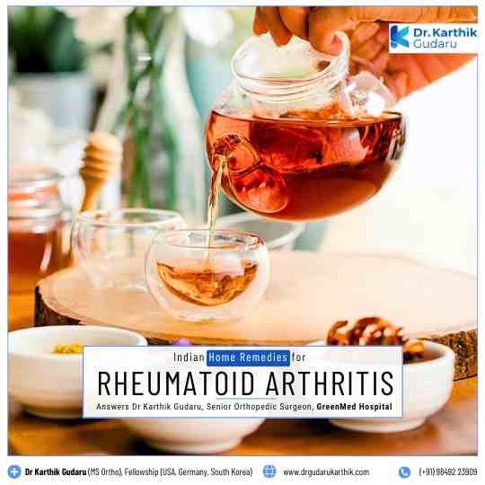 Indian Home Remedies for Rheumatoid Arthritis suggest Dr Karthik Gudaru