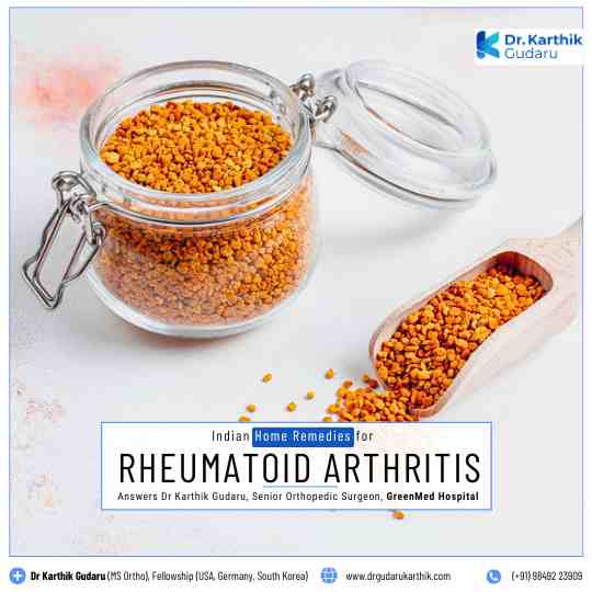 Home Remedies for Rheumatoid Arthritis suggest Dr Karthik Gudaru