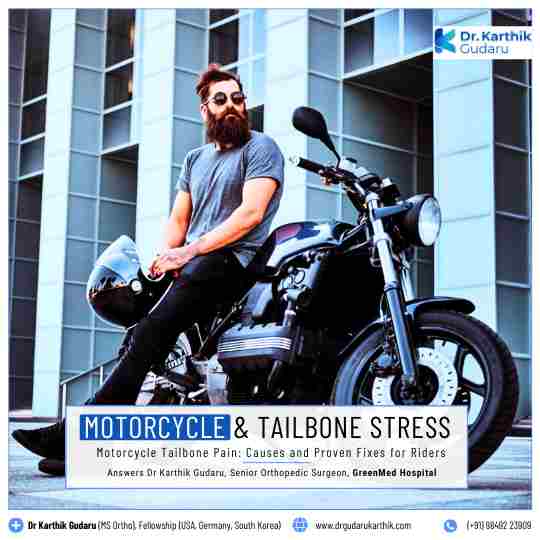 Tailbone Stress While Riding Motorcycle