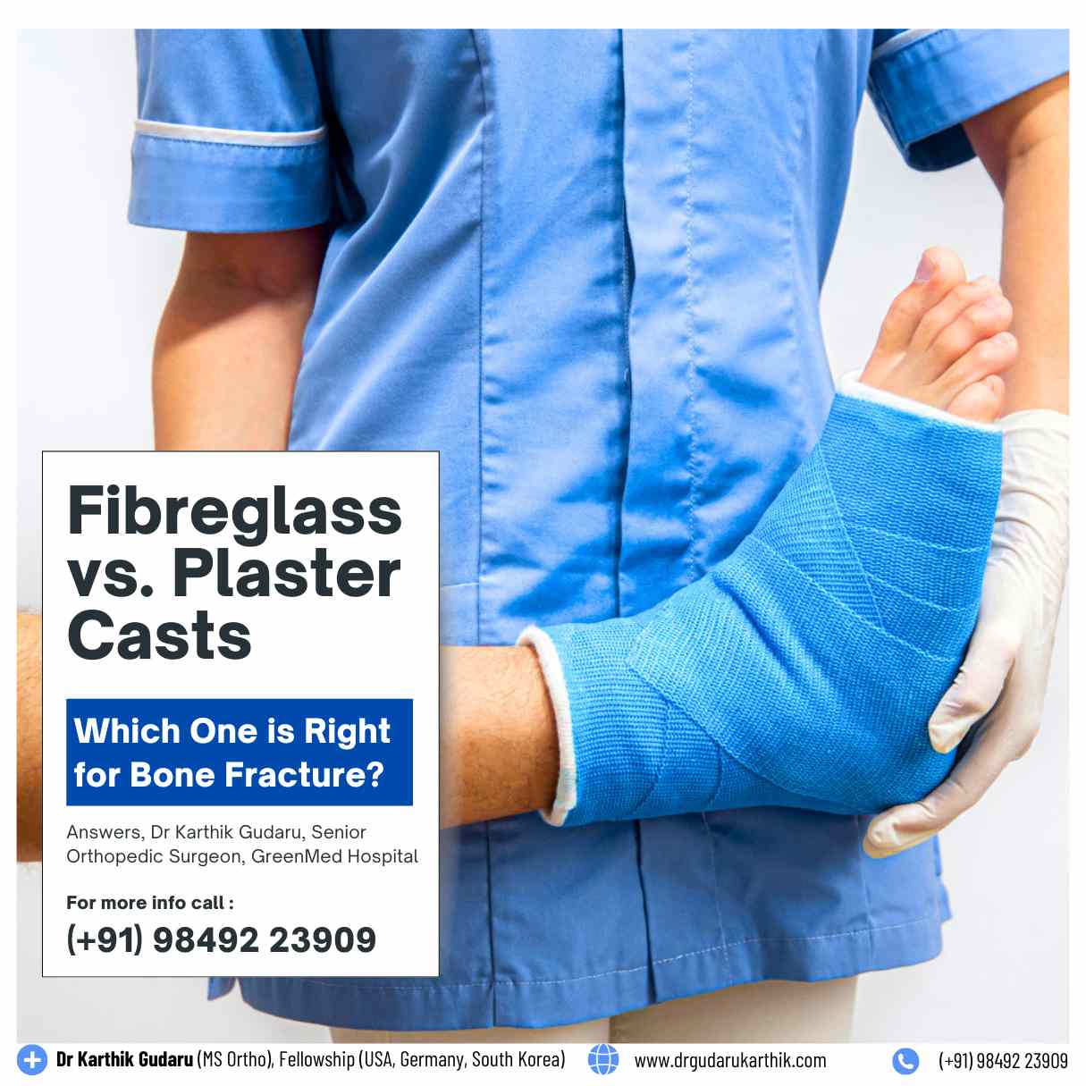 Fibreglass Plaster Cast Best for Fracture in India