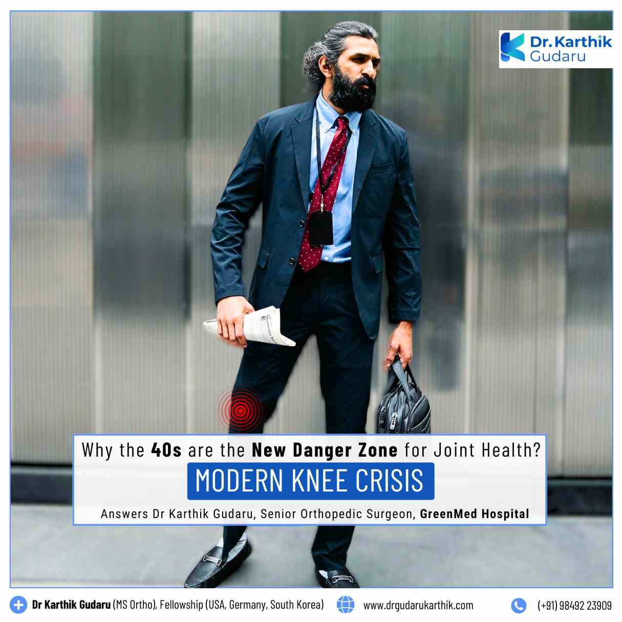 Knee Issues Are Spiking in Your 40s