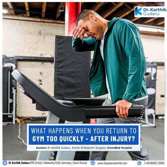 Gym injury insight by top orhopedic surgeon in hyderabad dr karthik gudaru