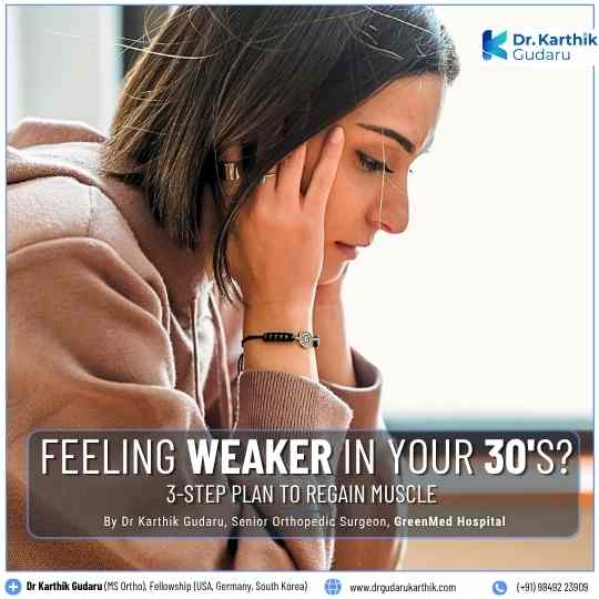 Feeling Weaker in Your 30s? 3-Step Plan to Regain Muscle