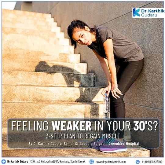 Feeling Weaker in Your 30s? 3-Step Plan to Regain Muscle