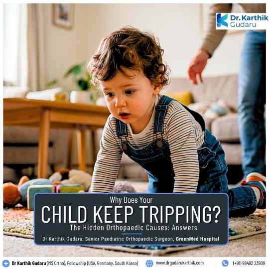 Dr Karthik Gudaru top Paediatric Orthopaedic Doctor for Children